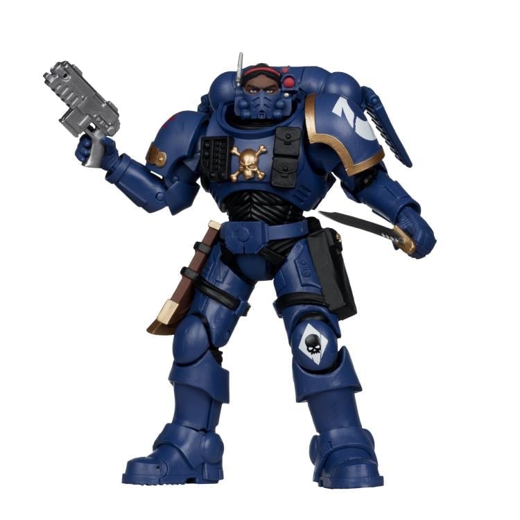 Warhammer 40,000 Ultramarines Lieutenant in Phobos Armor Action Figure Gallery Image 8