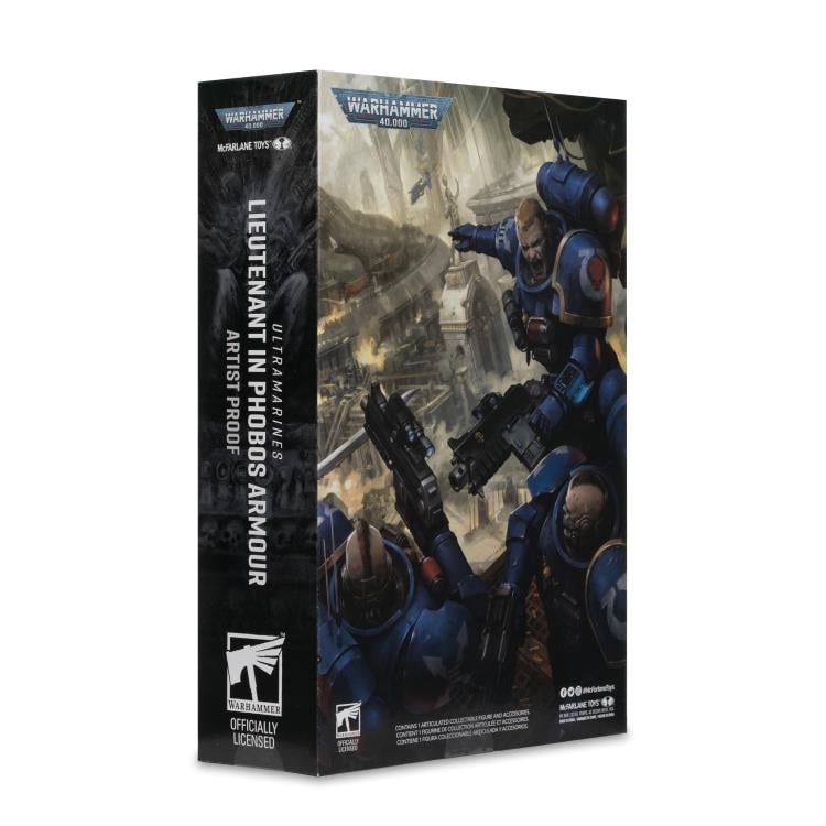 Warhammer 40,000 Ultramarines Lieutenant in Phobos Armor (Artist Proof) Action Figure Gallery Image 15