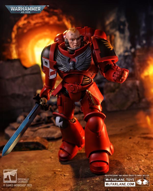 Warhammer 40,000 Blood Angels Assault Intercessor Sergeant Action Figure Gallery Image 4