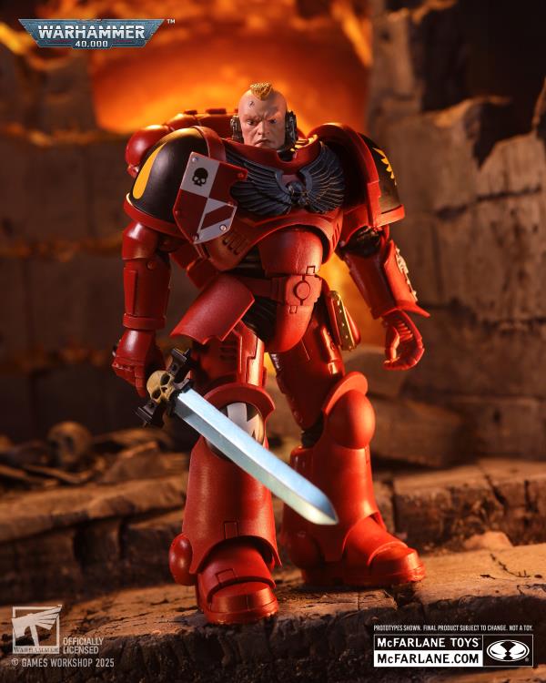 Warhammer 40,000 Blood Angels Assault Intercessor Sergeant Action Figure Gallery Image 3