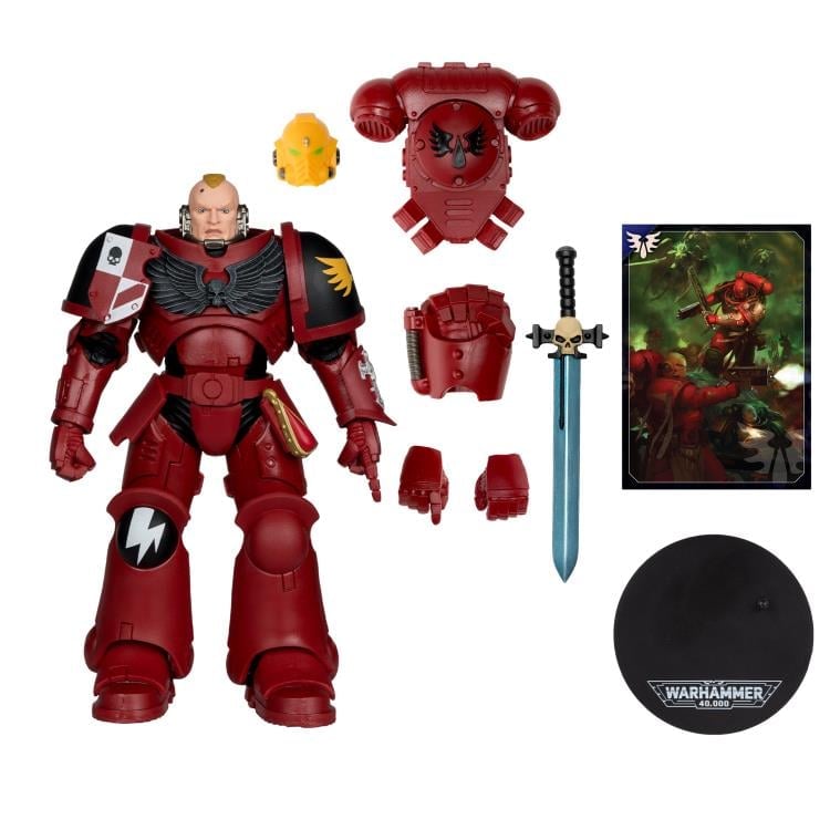 Warhammer 40,000 Blood Angels Assault Intercessor Sergeant Action Figure Gallery Image 11