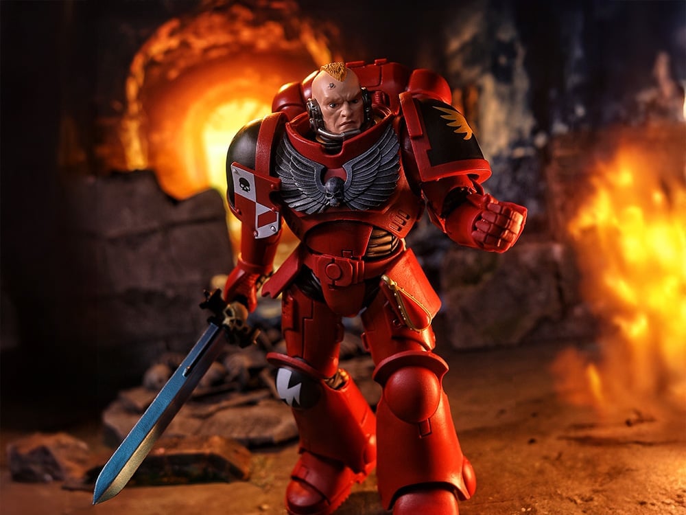 Warhammer 40,000 Blood Angels Assault Intercessor Sergeant Action Figure Gallery Image 1