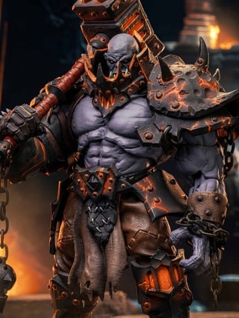 Guardian of the Horde No.05 Magma Forgemaster 1/10 Scale Action Figure Gallery Image 2