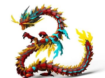 Red Dragon King Model Kit