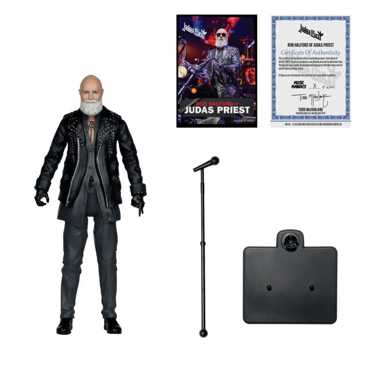 Judas Priest Music Maniacs Rob Halford 6" Limited Edition Action Figure Gallery Image 13
