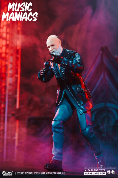 Judas Priest Music Maniacs Rob Halford 6" Limited Edition Action Figure Gallery Image 6