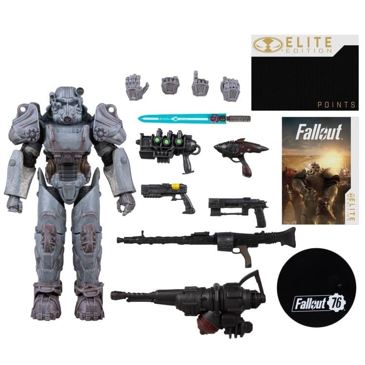 Fallout 76 McFarlane Elite Edition #3 T-60 Deluxe Action Figure Gallery Image 17