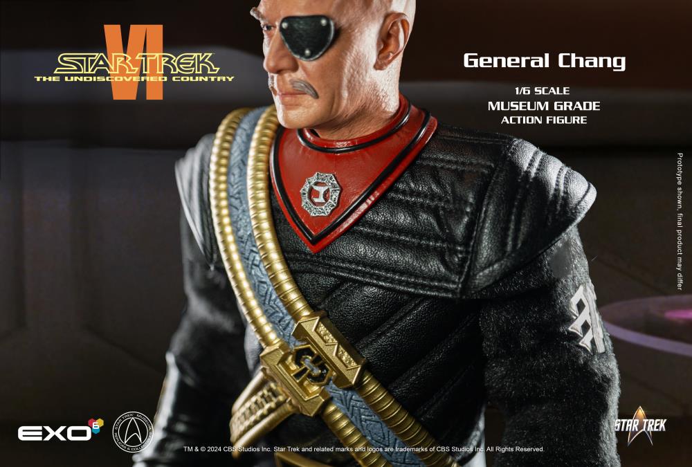 Star Trek VI: The Undiscovered Country General Chang 1/6 Scale Figure Gallery Image 8