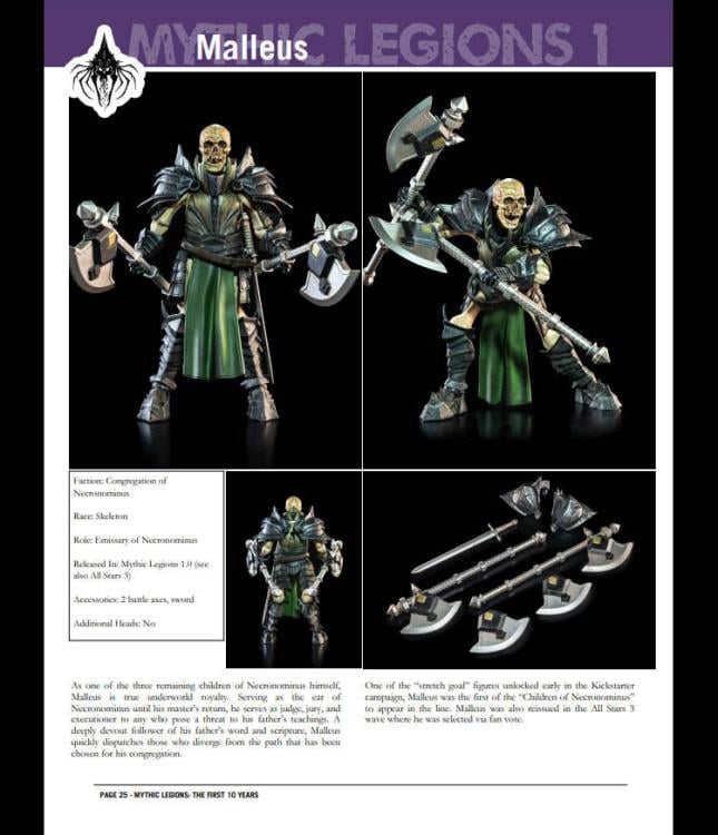 Mythic Legions: The First 10 Years Deluxe Hardcover Book