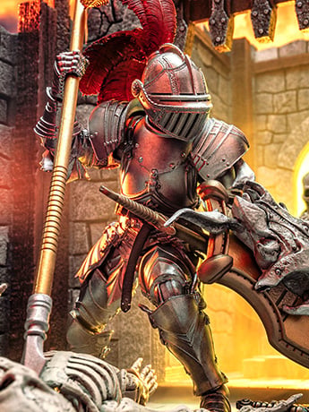 Mythic Legions Silver Knight 2 Legion Builder Action Figure