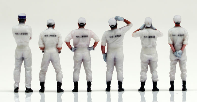 Mobile Police Patlabor x figreal The 2nd Special Vehicles Division Maintenance Team 1/60 Scale Set of 6 Figures Gallery Image 3