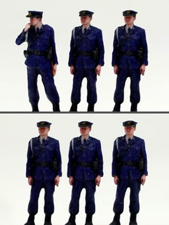 Mobile Police Patlabor x figreal Police Officer 1/60 Scale Set of 6 Figures Gallery Image 2