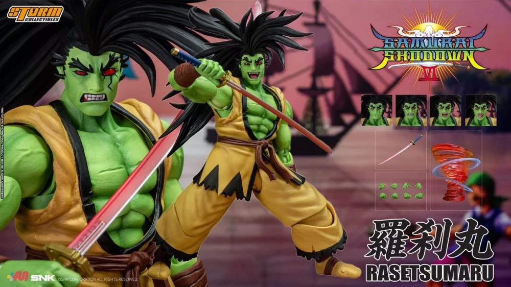 Samurai Shodown VI Rasetsumaru (Green Ver.) 1/12 Scale Exclusive