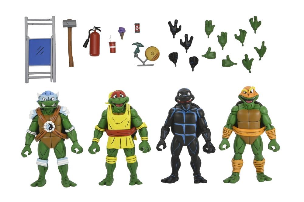 Teenage Mutant Ninja Turtles Adventures Stump Wrestling Turtles (Archie Comics) Four-Pack Gallery Image 14