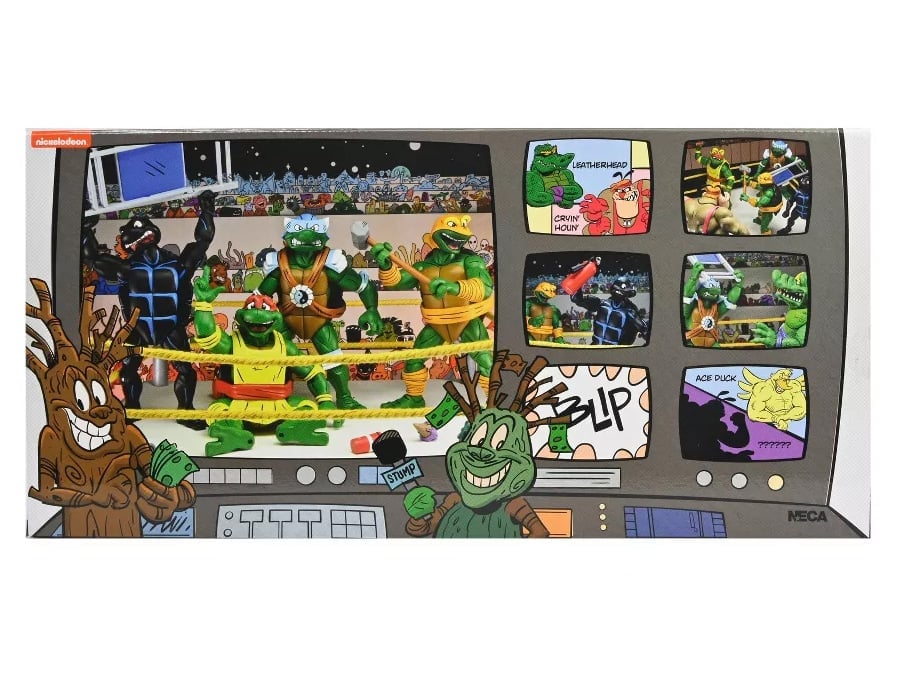 Teenage Mutant Ninja Turtles Adventures Stump Wrestling Turtles (Archie Comics) Four-Pack Gallery Image 16