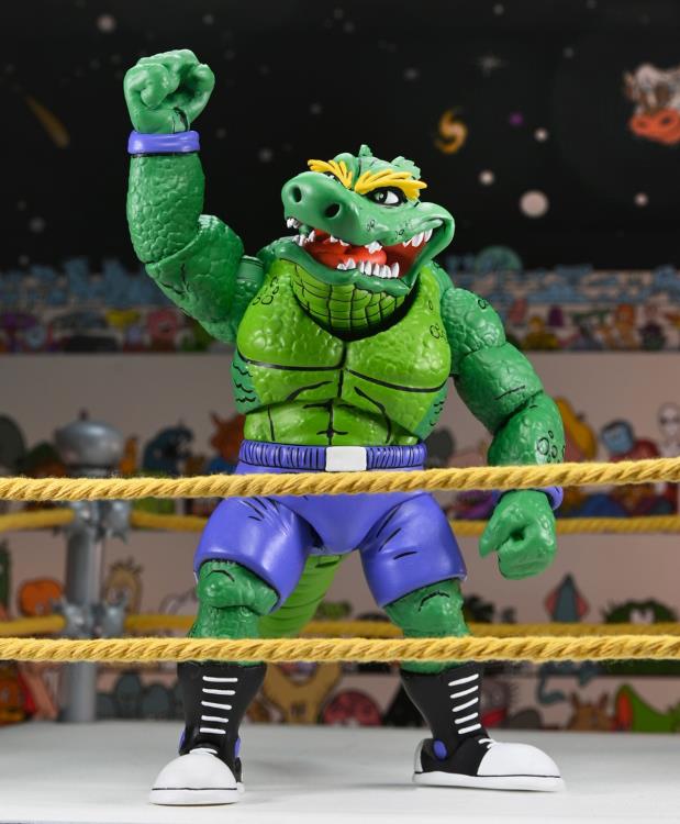 Teenage Mutant Ninja Turtles Adventures Stump Wrestling Leatherhead (Archie Comics) Action Figure Gallery Image 3