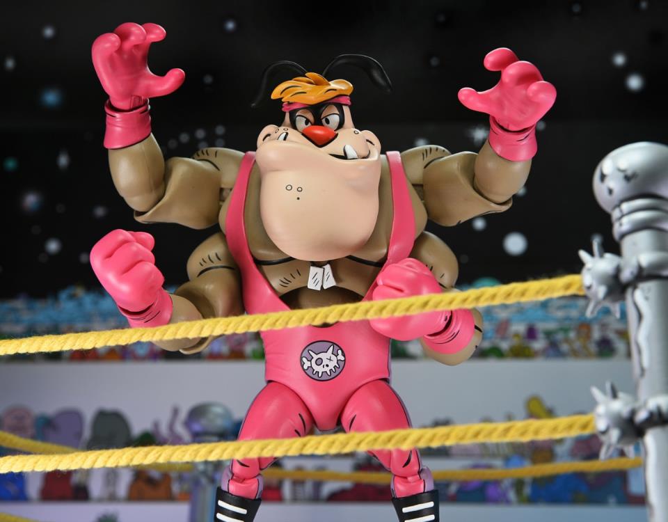 Teenage Mutant Ninja Turtles Adventures Stump Wrestling Cryin' Houn' (Archie Comics) Action Figure Gallery Image 8