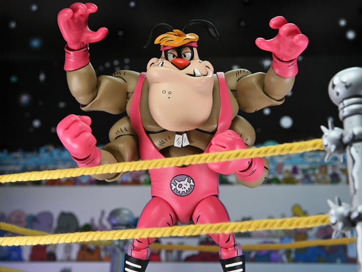 Teenage Mutant Ninja Turtles Adventures Stump Wrestling Cryin' Houn' (Archie Comics) Action Figure Gallery Image 1