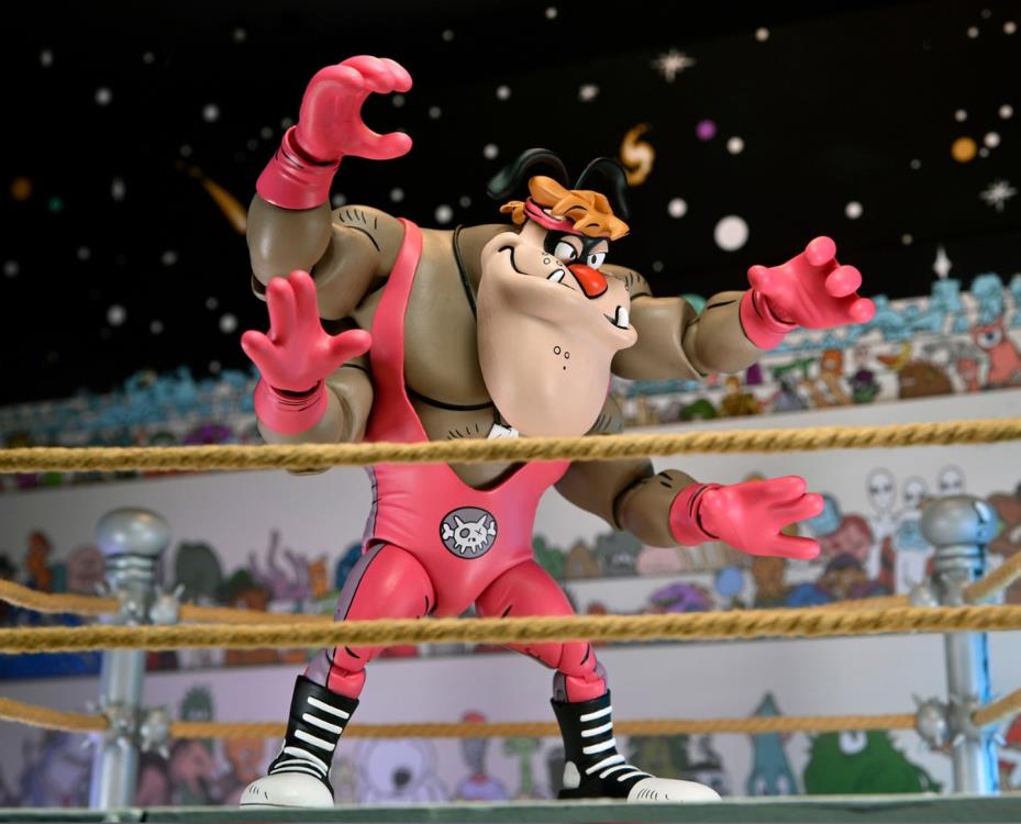 Teenage Mutant Ninja Turtles Adventures Stump Wrestling Cryin' Houn' (Archie Comics) Action Figure Gallery Image 9
