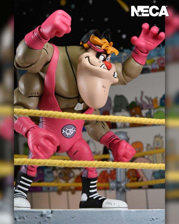 Teenage Mutant Ninja Turtles Adventures Stump Wrestling Cryin' Houn' (Archie Comics) Action Figure Gallery Image 13