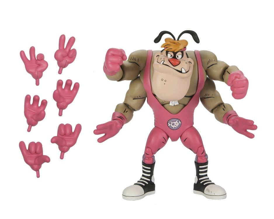 Teenage Mutant Ninja Turtles Adventures Stump Wrestling Cryin' Houn' (Archie Comics) Action Figure Gallery Image 3