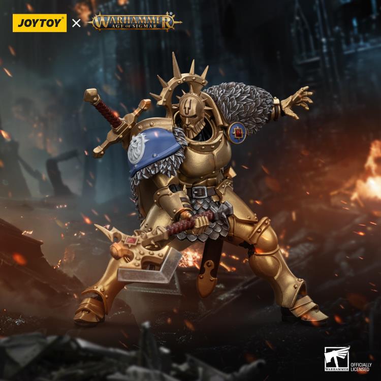 Warhammer The Age of Sigmar Stormcast Eternals The Blacktalons Hendrick the Silver Wolf 1/18 Scale Action Figure Gallery Image 8