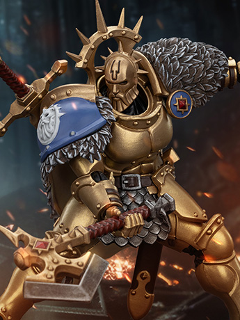 Warhammer The Age of Sigmar Stormcast Eternals The Blacktalons Hendrick the Silver Wolf 1/18 Scale Action Figure Gallery Image 2