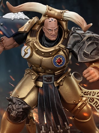 Warhammer The Age of Sigmar Stormcast Eternals The Blacktalons Rostus Oxenhammer 1/18 Scale Action Figure Gallery Image 2