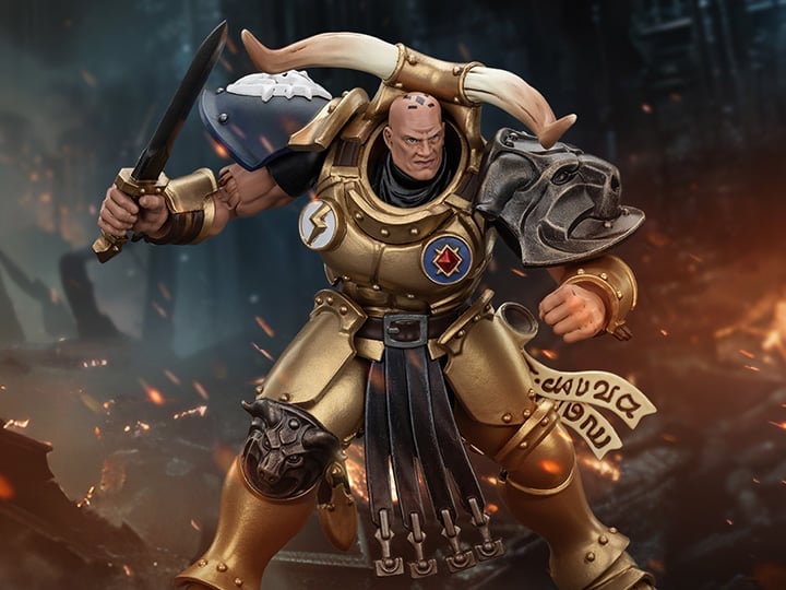 Warhammer The Age of Sigmar Stormcast Eternals The Blacktalons Rostus Oxenhammer 1/18 Scale Action Figure Gallery Image 1