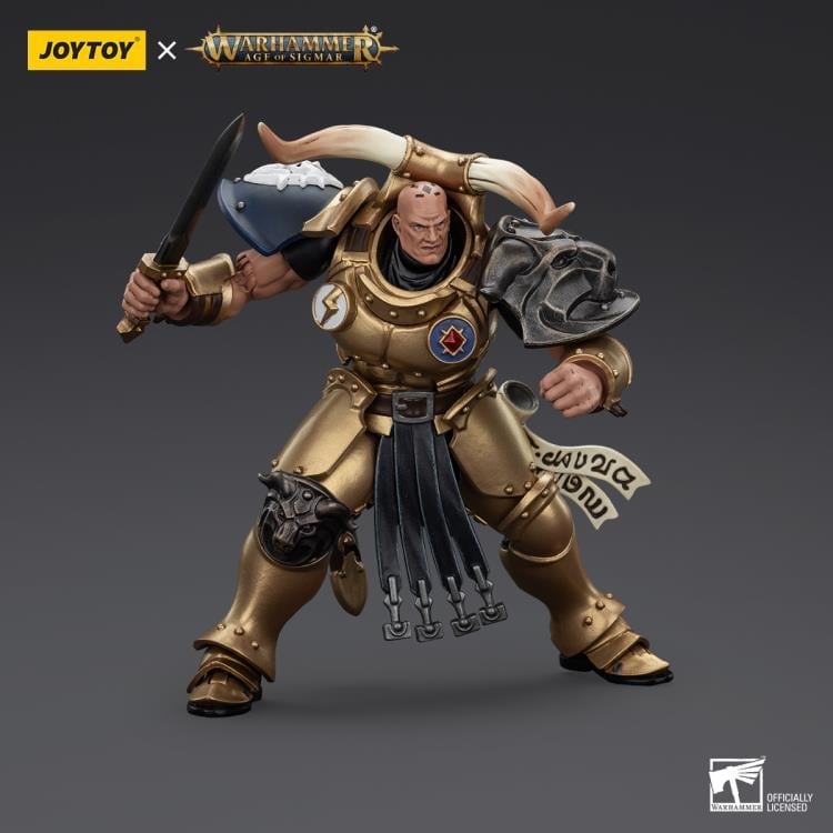 Warhammer The Age of Sigmar Stormcast Eternals The Blacktalons Rostus Oxenhammer 1/18 Scale Action Figure Gallery Image 6