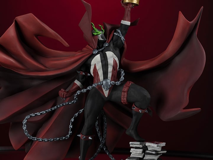 Spawn #301 Black, White & Red All Over Spawn 1/10 Scale Limited Edition Statue Gallery Image 1