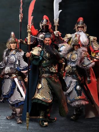 Romance of the Three Kingdoms The Five Tiger-Like Generals Ultimate 1/12 Scale Figure Set Gallery Image 2