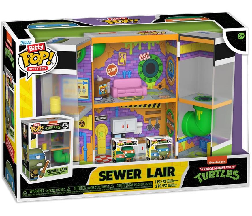 Teenage Mutant Ninja Turtles Bitty Pop! Bitty Box Sewer Lair Gallery Image 4