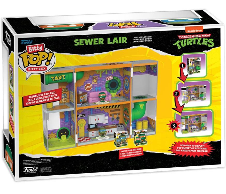 Teenage Mutant Ninja Turtles Bitty Pop! Bitty Box Sewer Lair Gallery Image 5