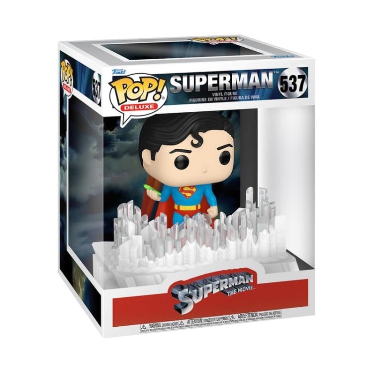 Superman: The Movie (1978) Pop! Deluxe #537 Superman with Crystal (Fortress of Solitude) Gallery Image 3