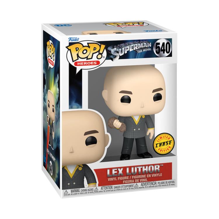 Superman: The Movie (1978) Pop! Movies #540 Lex Luthor (Bald) (Chase) Gallery Image 3