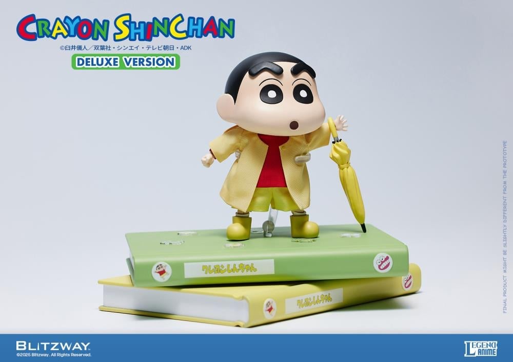 shinchanアートランバー Crayon Shin-chan Legend Anime Shin-chan (Deluxe Ver.) Action Figure