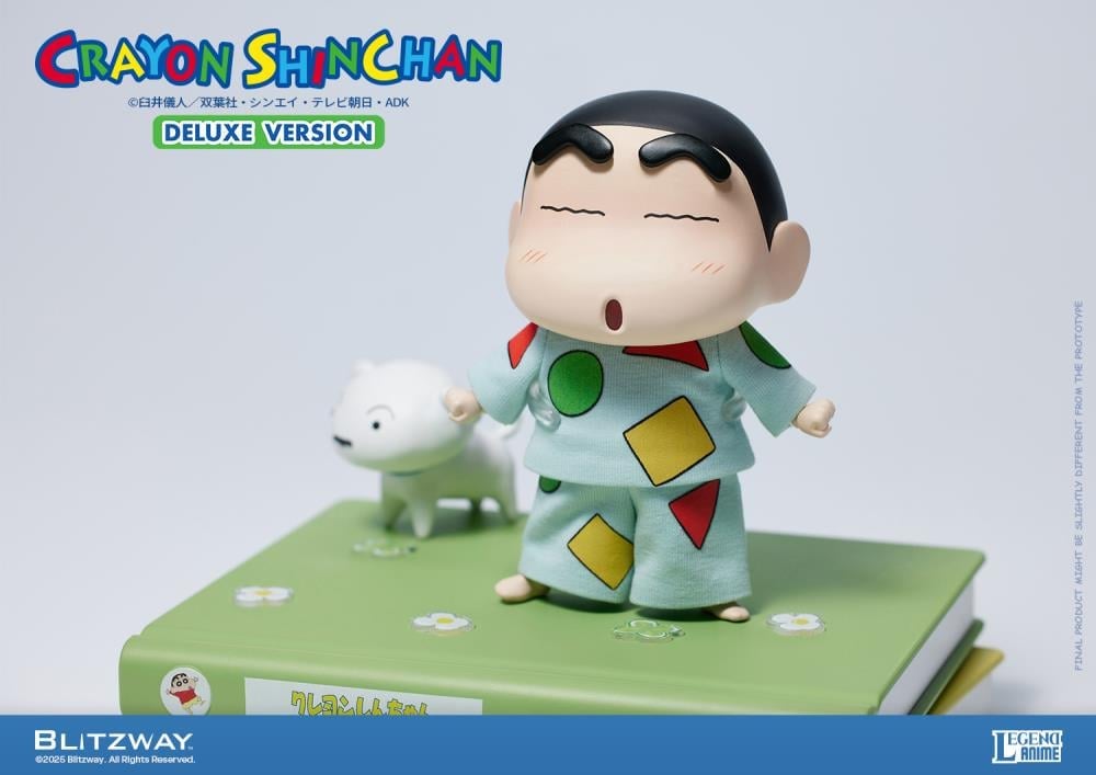 shinchanアートランバー DGGB Studio Raincoat Crayon Shin-chan Resin Model Painted In Stock