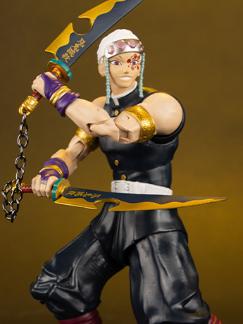 Demon Slayer: Kimetsu no Yaiba Tengen Uzui 7" Action Figure Gallery Image 2