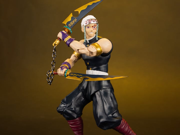Demon Slayer: Kimetsu no Yaiba Tengen Uzui 7" Action Figure Gallery Image 1