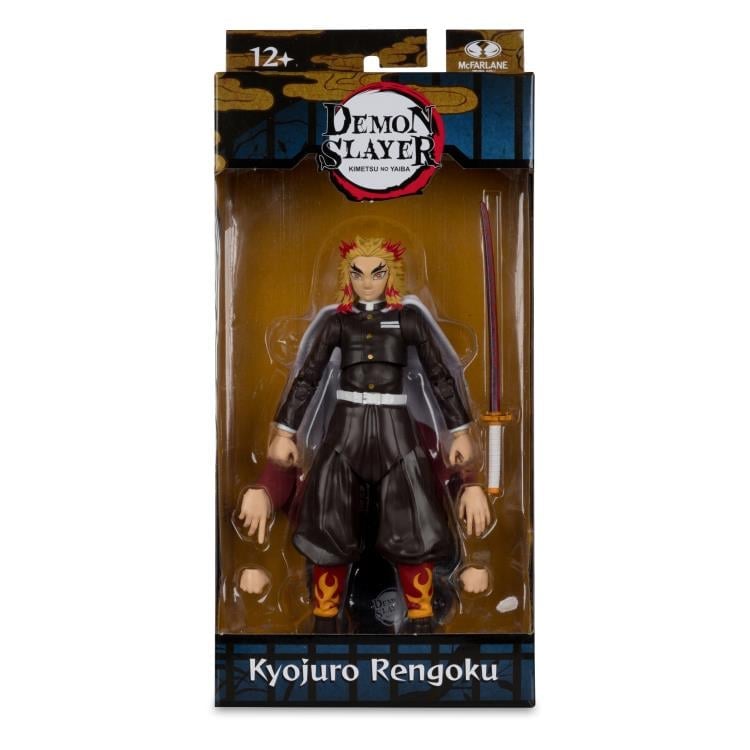 Demon Slayer: Kimetsu no Yaiba Kyojuro Rengoku (Ver.2) 7" Action Figure Gallery Image 13