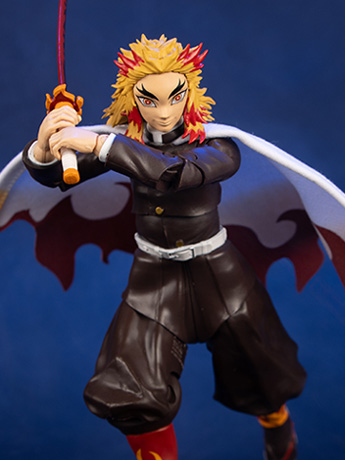 Demon Slayer: Kimetsu no Yaiba Kyojuro Rengoku (Ver.2) 7" Action Figure Gallery Image 2
