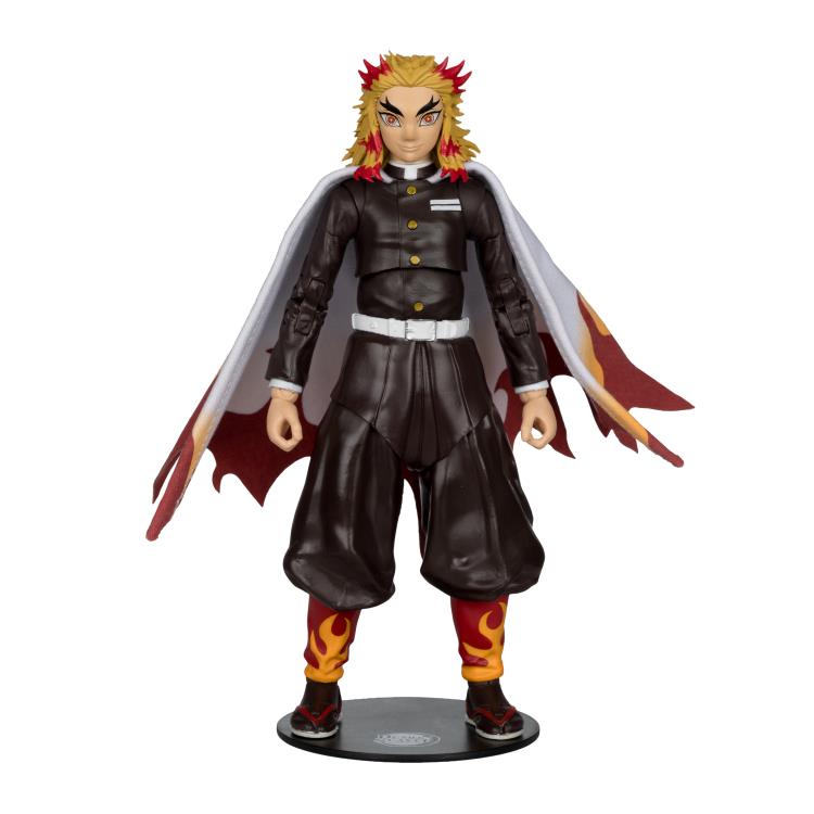 Demon Slayer: Kimetsu no Yaiba Kyojuro Rengoku (Ver.2) 7" Action Figure Gallery Image 8