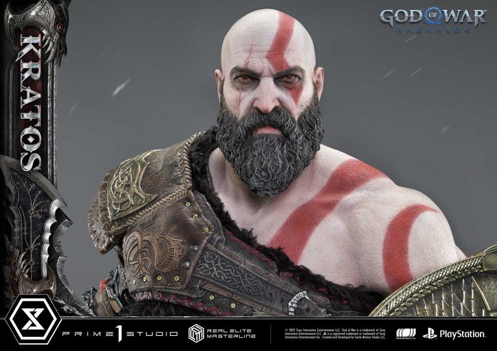 God of War: Ragnarok Real Elite Masterline Kratos 1/3 Scale Limited Edition Statue Gallery Image 13