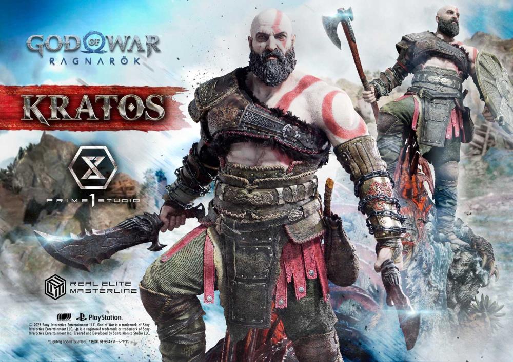God of War: Ragnarok Real Elite Masterline Kratos 1/3 Scale Limited Edition Statue Gallery Image 3