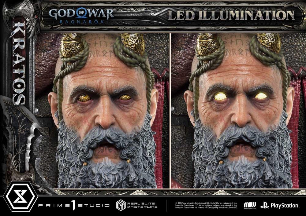 God of War: Ragnarok Real Elite Masterline Kratos 1/3 Scale Limited Edition Statue Gallery Image 54