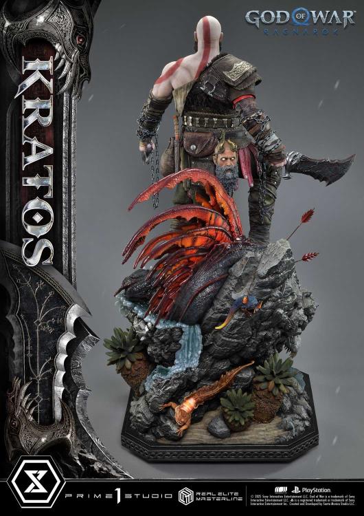 God of War: Ragnarok Real Elite Masterline Kratos 1/3 Scale Limited Edition Statue Gallery Image 10
