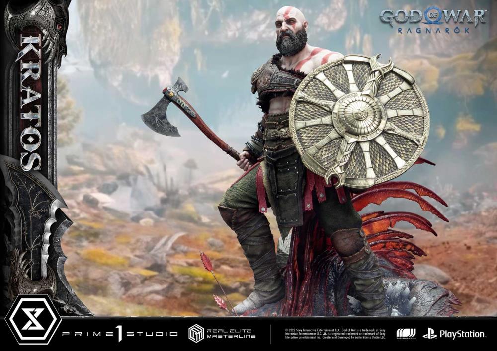 God of War: Ragnarok Real Elite Masterline Kratos 1/3 Scale Limited Edition Statue Gallery Image 41