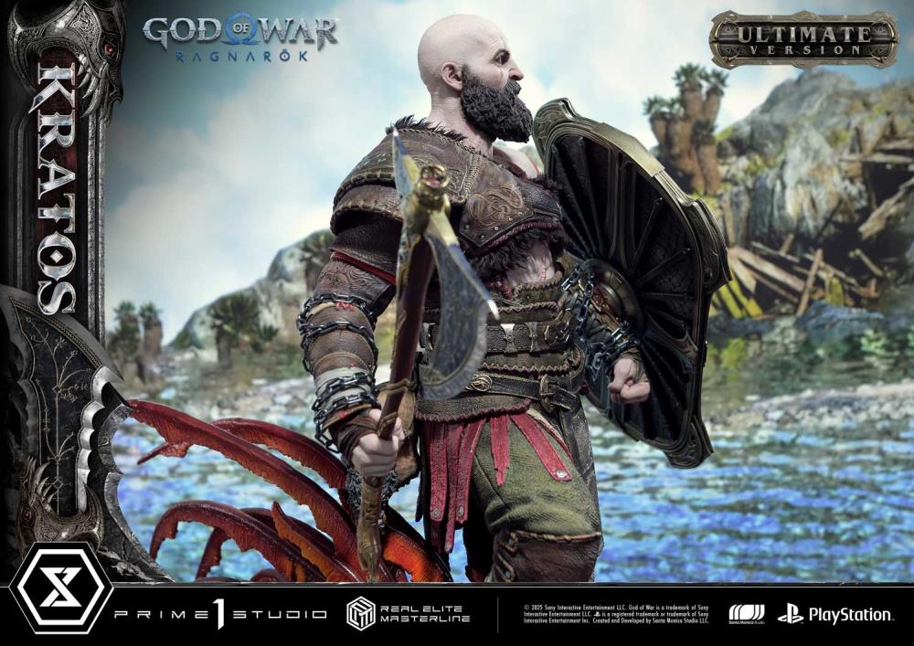 God of War: Ragnarok Real Elite Masterline Kratos (Ultimate Edition) 1/3 Scale Limited Edition Statue Gallery Image 68