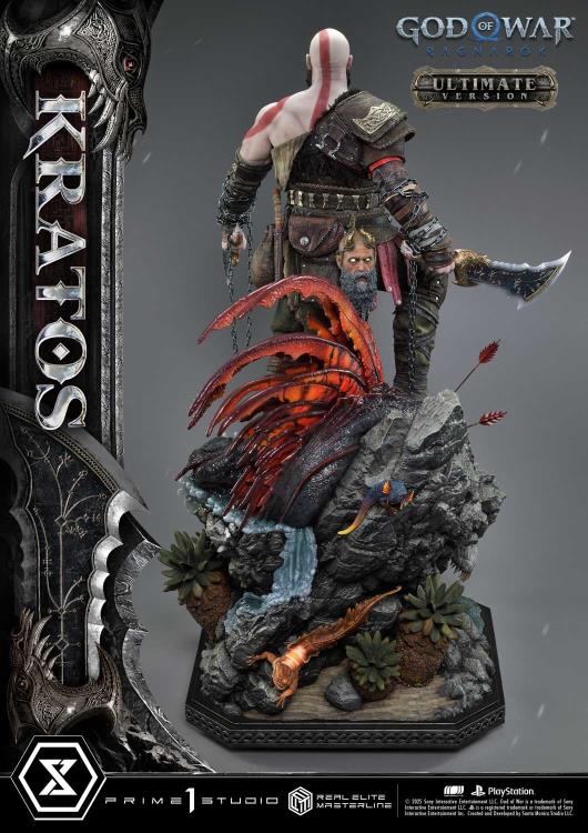 God of War: Ragnarok Real Elite Masterline Kratos (Ultimate Edition) 1/3 Scale Limited Edition Statue Gallery Image 9